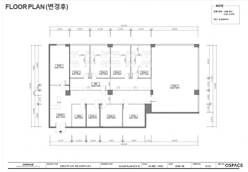 타이탄 수학학원 인테리어 공사