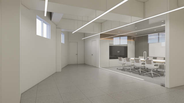 반월당 주차장 화장실, 건물 지하 사무실 설계/제안